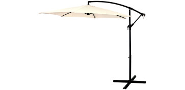 Novedades - PARASOL ALUMINIO EXCENTRICO BEIGE 3 M