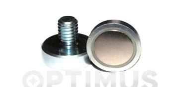 IMAN NEODIMIO MONTURA ROSCA MACHO Ø25X7MM M-6 6UDS