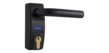 Carpinteria - MANILLA VECTOR ANTIPANICO BOCALLAVE A 72MM Y CILINDRO TE-5 (JUEGO) NEGRO