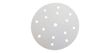 Lijas - DISCO PAPEL PWD WHITE Ø150 P60 8+6+1 AGUJEROS 50PIEZAS
