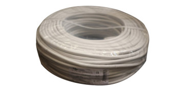 Cables - CABLE HILO FLEXIBLE H05VV-F 4G 1,5 100M BL 100MT BLANCO