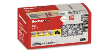 Fijación y Tornilleria - TACO SX 5X25 100UDS