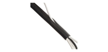 ORGANIZADOR DE CABLES TUBO FLEXIBLE D-LINE 1,1M Ø32MM NEGRO