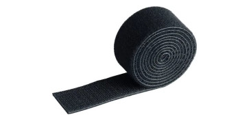 Material instalacion electrico - SUJETACABLES FIJACION TEXTIL BUCLE D-LINE 1,2M 20MM NEGRO