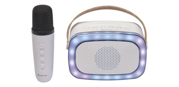 FOLLETO NAVIDAD QFPLUS 25 - ALTAVOZ KARAOKE - BTM-610 DENVER BLANCO