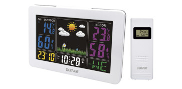 Imagen y sonido - ESTACION METEOROLOGICA WS-540 W INTERIOR EXTERIOR A COLOR