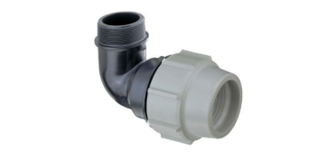 Conduccion Polietileno - FITTING CODO MIXTO 90º ROSCA MACHO SERIE 7 20MM X 1/2\