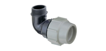 Conduccion Polietileno - FITTING CODO MIXTO 90º ROSCA MACHO SERIE 7 25MM X 3/4\