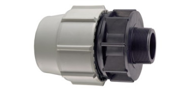 FITTING ENLACE MIXTO ROSCA MACHO SERIE 7 50MM X 1 1/2\"