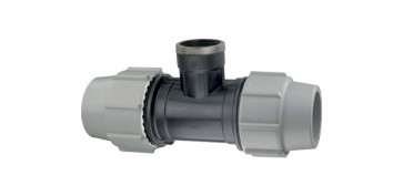 Conduccion Polietileno - FITTING TE MIXTA ROSCA HEMBRA SERIE 7 25MM X 3/4\