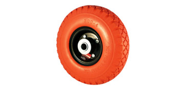 RUEDA CARRETILLA OBRA IMPINCHABLE Ø26CM EJE 20MM