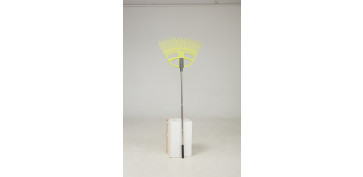 Herramienta manual de jardin - ESCOBA RECOGEHOJAS POLIPROPILENO 3 EN 1 MANGO ACERO INOX