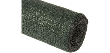 Cercado y ocultacion jardin - MALLA SOMBREADORA POLIETILENO 80GR 02X50M VERDE OSCURO