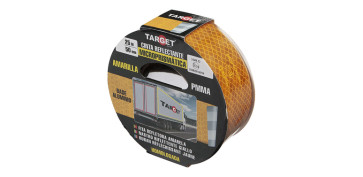 Señalizacion - CINTA ADHESIVA SEÑALIZACIÓN REFLECTANTE 25MTX50MM AMARILLA CON BASE DE ALUMINIO