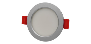 DOWNLIGHT LED EMPOTRAR REDONDO PLATA LANNIC 7W 350LM 3CCT IP54