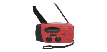 RADIO LINTERNA SOLAR Y DINAMO DENVER SCR-2005 2000MAH BATERÍA INTEGRADA