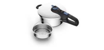 OLLA PRESION SUPER RAPIDA SECURE TRENDY 4 L - INDUCCION CON CESTILLO