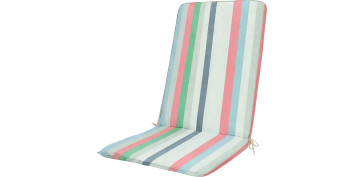 Librería y papeleria - COJIN SILLON POSICIONES RAYAS/VERDE 122X49X6CM RIGHE SALMONE