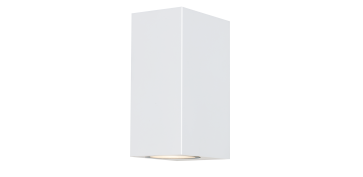 Iluminacion vivienda - APLIQUE EXTERIOR CONFO BLANCO 2XGU10 IP44