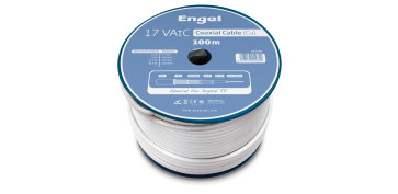 Cables - CABLE ANTENA COAXIAL BLANCO 100 METROS