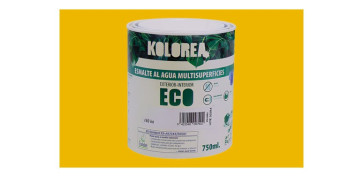 Esmaltes - ESMALTE AL AGUA ECO SATINADO 250 ML AMARILLO REAL