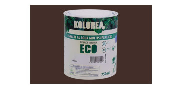 Esmaltes - ESMALTE AL AGUA ECO SATINADO 750 ML PARDO