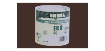 Esmaltes - ESMALTE AL AGUA ECO SATINADO 250 ML PARDO