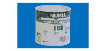 Esmaltes - ESMALTE AL AGUA ECO SATINADO 250 ML AZUL LUMINOSO