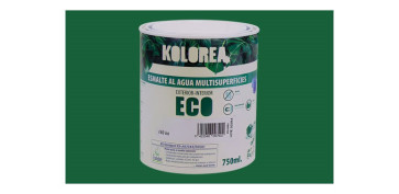 Esmaltes - ESMALTE AL AGUA ECO SATINADO 750 ML VERDE HIERBA