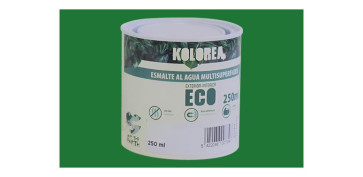 Esmaltes - ESMALTE AL AGUA ECO SATINADO 250 ML VERDE PRIMAVERA