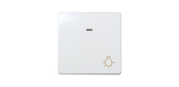 Material instalacion electrico - `PULSADOR MEC+TECLA LUZ CON LUMINOSO BLANCO S27 PLAY S27 PLAY