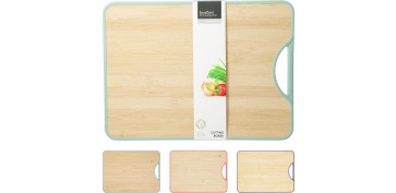 Utensilios de cocina - TABLA DE CORTAR BAMBU 38 X 28 X 1,3CM SURTIDAS