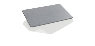 Alfombras y cortinas - ALFOMBRA DE BAÑO DIATOMITA GRIS 39 X 1 X 60 CM