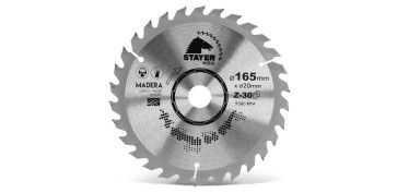 DISCO WIDIA CORTE MADERA Ø165MM 30 DIENTES