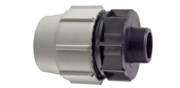 Conduccion Polietileno - ENLACE MIXTO ROSCA MACHO 50 MM X 2\