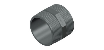 Conduccion Polietileno - MANGUITO ROSCA MACHO 1-1/4\