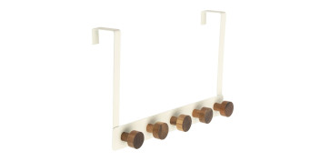 Novedades - PERCHERO PUERTA 5 COLGADORES BOIS & TERRE CREMA