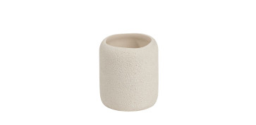 VASO PORTACEPILLO BOIS & TERRE CREMA