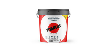 PINTURA PLASTICA INTERIOR EXTERIOR BLANCO TOTAL MATE 4 L BLANCO