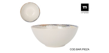 Vajillas - BOL STONEWARE DECORADO ALBUS 16 CM