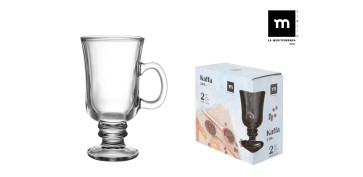Vajillas - COPAS CAFE IRLANDES SET 2 UDS 24CL