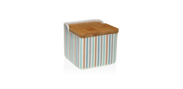 SALERO CERAMICA RAYAS 12,2X12,2X11,5CM