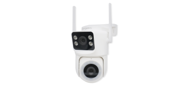 Domotica - CAMARA WIFI DUAL MOTORIZADA DEFENDER DUO DOBLE LENTE 4MP+4MP WIFI DUAL 2,4GHZ / 5 GHZ DETECCION MOVIMIENTO