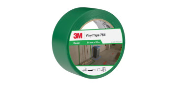 Señalizacion - CINTA ADHESIVA VINILO 764 VERDE 50MMX33MX 0,13MM