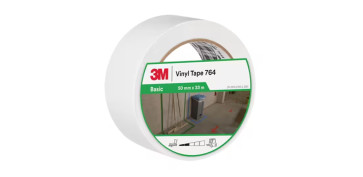 CINTA ADHESIVA VINILO 764 BLANCO 50MMX33MX 0,13MM