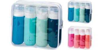 NECESER VIAJE SILICONA KIT 5PCS SURTIDO