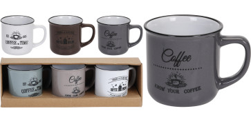MUG SET 3 UNIDADES 33CL SURTIDO