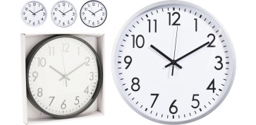 RELOJ PARED 30CM SURTIDO