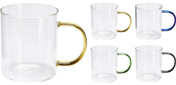 TAZA BOROSILICATO 4 UNIDADES 40CL