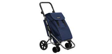 Textil y costura - CARRO COMPRA 4 RUEDAS GIR GO PLUS ECO DESENFUNDABLE BLUEBERRY